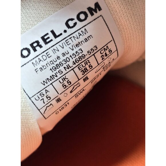 Sorel Womens Kinetic Breakthru Day Lace NL4689 Purple Running Shoes Sneakers 7.5 - Picture 5 of 12